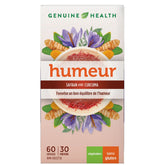 Genuine health humeur safran avec sauge avec curcuma 60 capsules - La Boite à Grains
